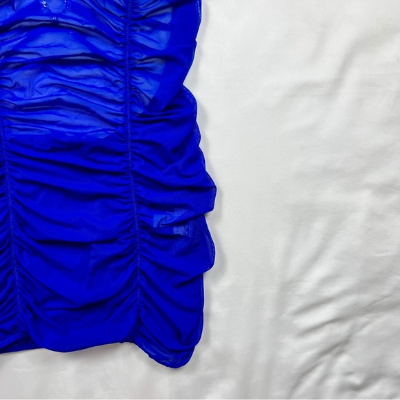 Y2K Shirley Of Hollywood Mesh Slip Dress - Picture 8 of 8